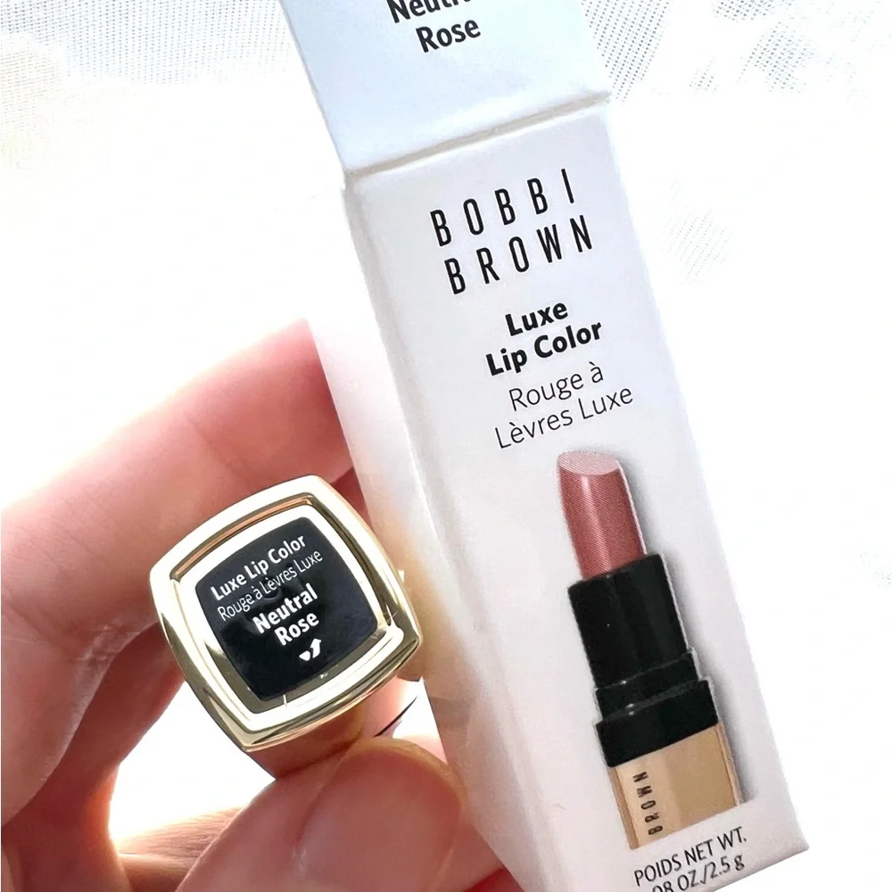 NEW Bobbi Brown Neutral Rose Luxe Lipstick 2.5g travel size